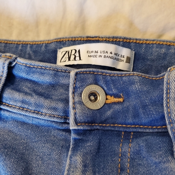 Zara Blue Skinny Jeans - Picture 3 of 3